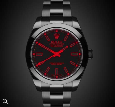 titan black rolex milgauss deep sea red|Rolex Milgauss black diamond.